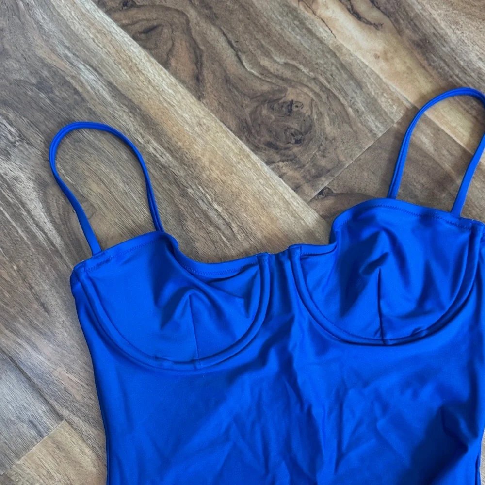J. Crew Royal Blue One-Piece Swimsuit